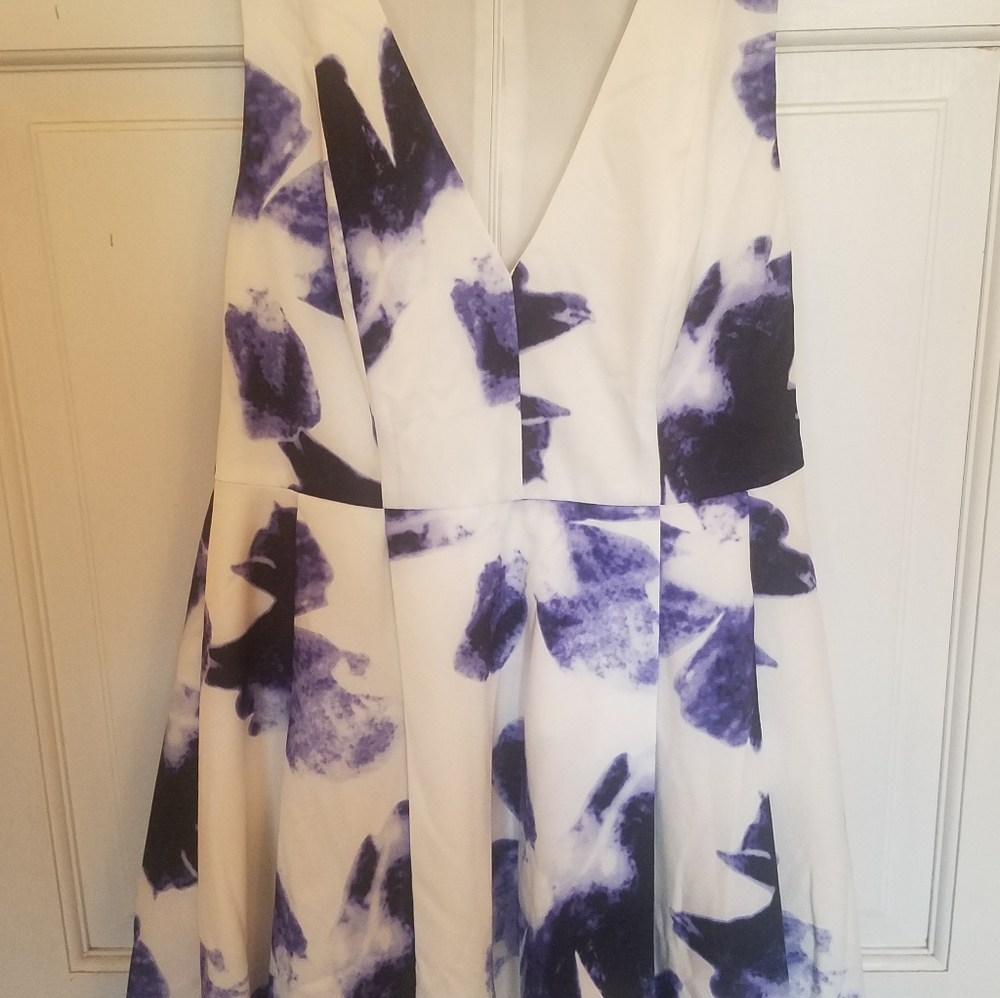 Lulu's floral skater dress